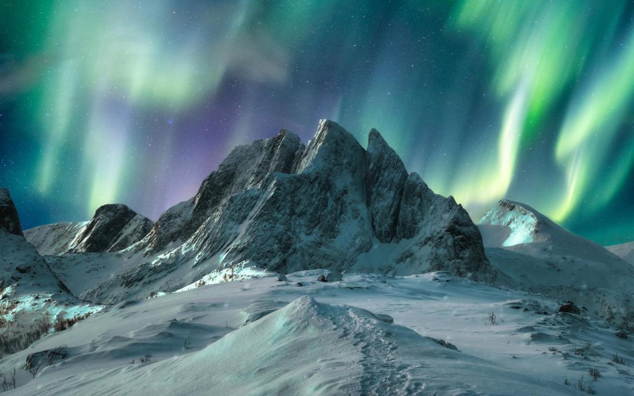 Aurora Borealis Observatory Silsand Kültér fotó