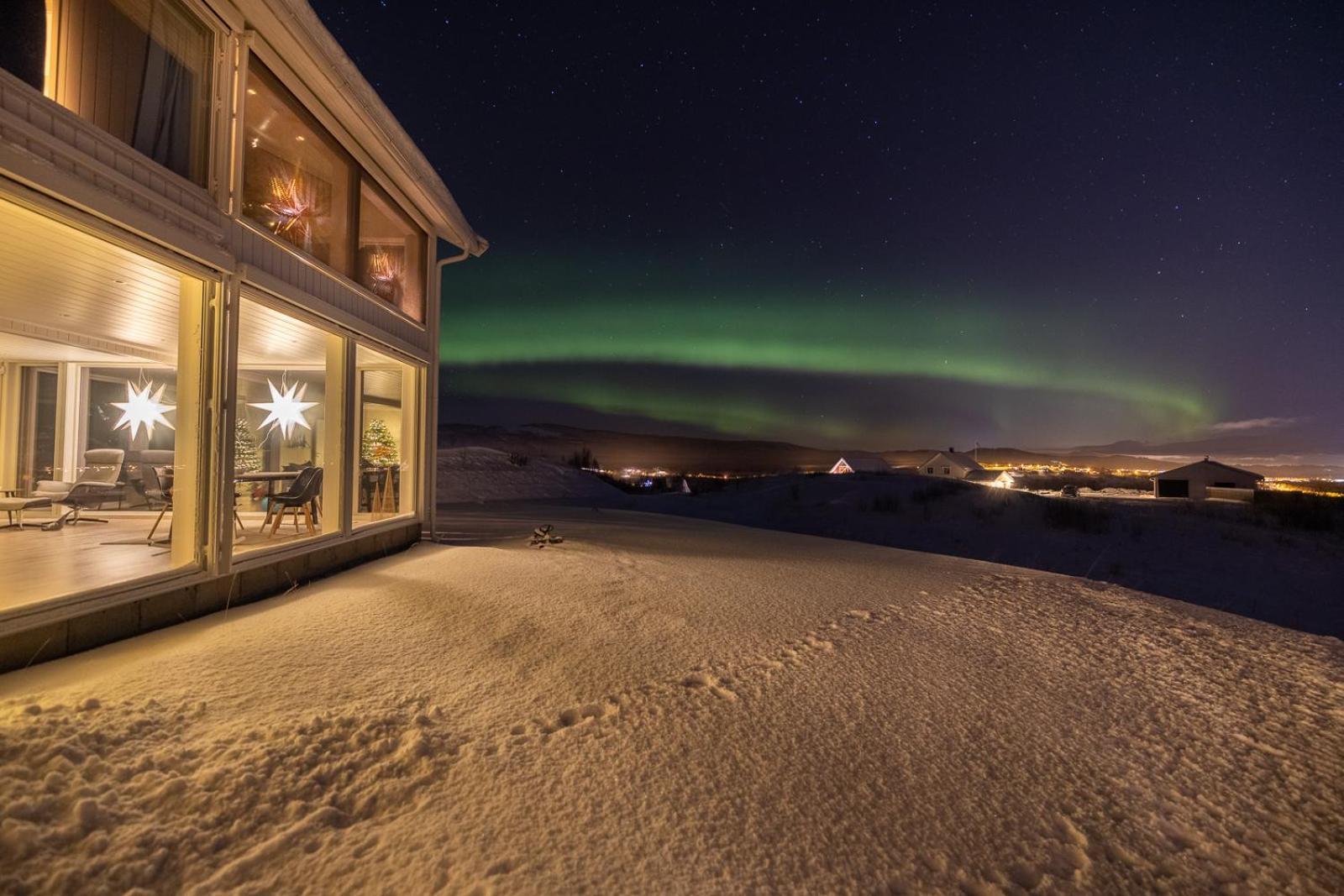 Aurora Borealis Observatory Silsand Kültér fotó