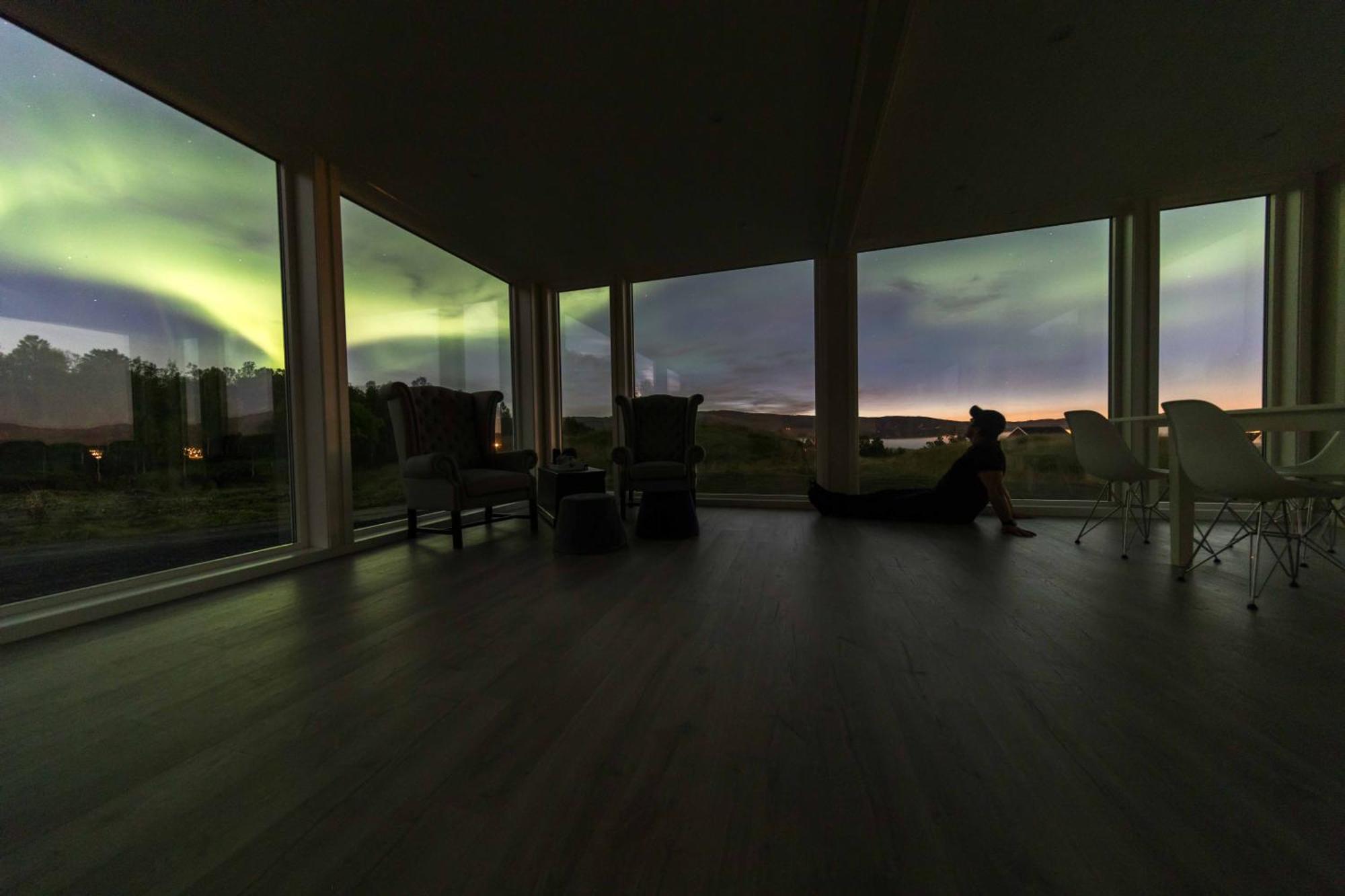 Aurora Borealis Observatory Silsand Kültér fotó