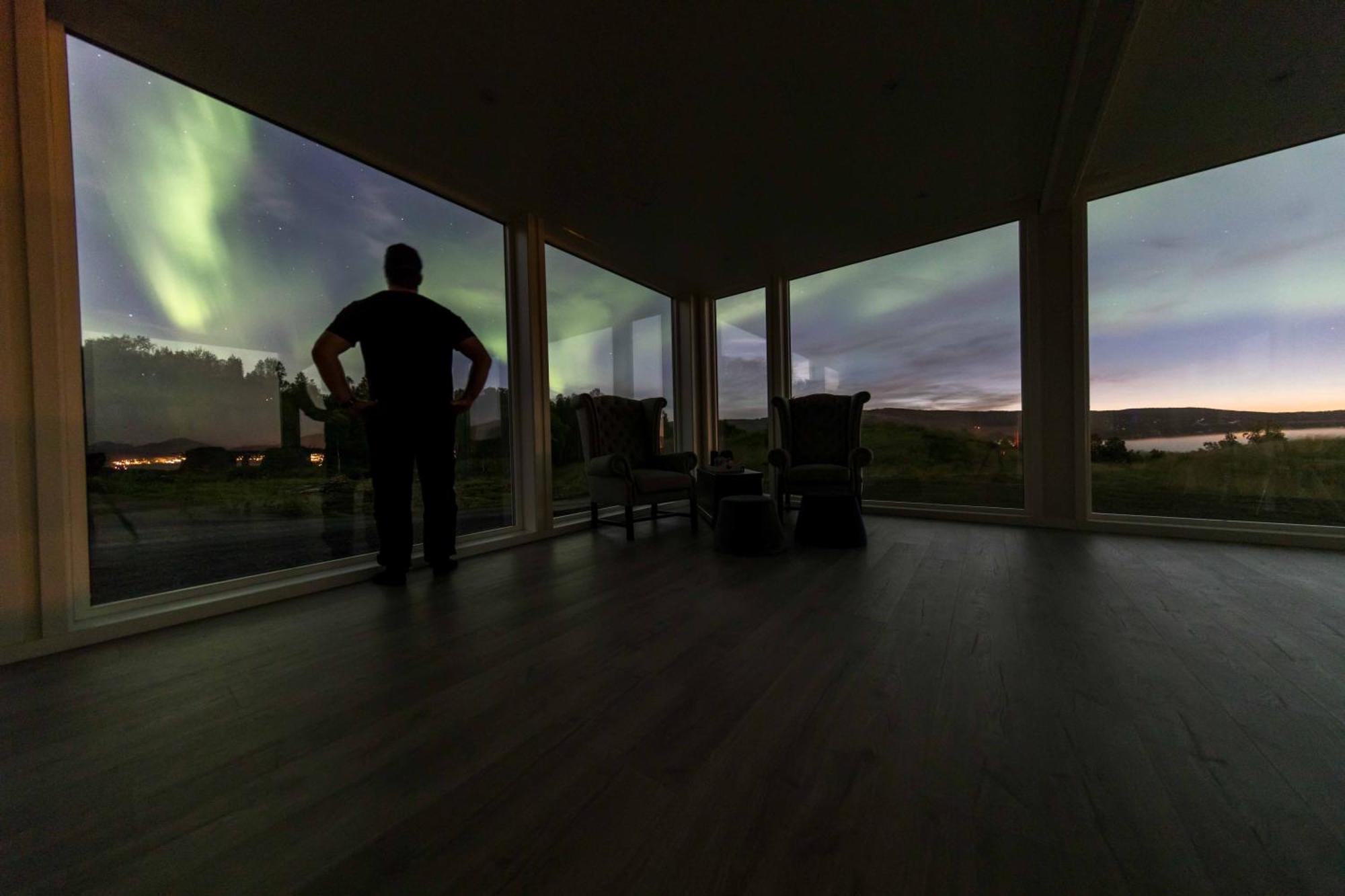Aurora Borealis Observatory Silsand Kültér fotó
